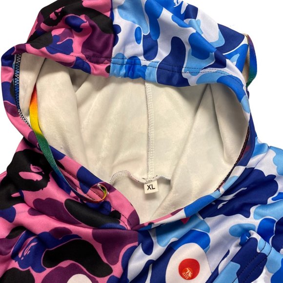 Blood Shark 3D Print Women's Cropped Hoodie Pullover Hooded Crop Top - Picture 4 of 4